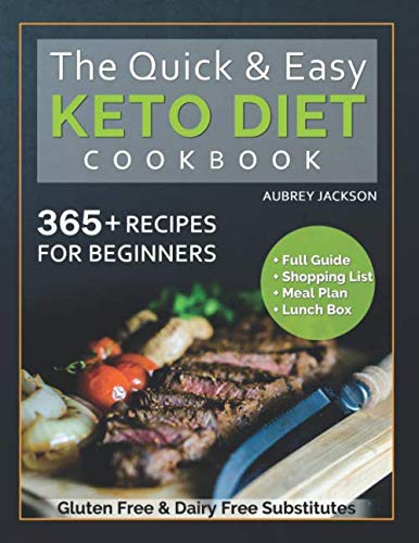 Imagen de archivo de The Quick & Easy Keto Cookbook: For Beginners, 365 Recipes Low Carb with Full Guide, Meal Plan & Lunch Box a la venta por THEVILLAGEBOOKSTORE