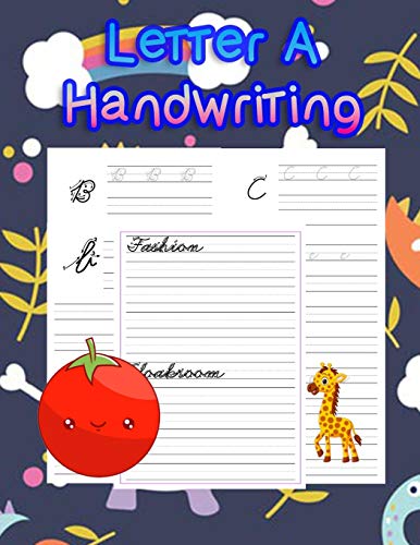 9798641624518: Letter A Handwriting: handwriting tracing workbook|handwriting practice paper for kids|handwriting practice sheets
