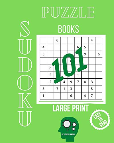 Imagen de archivo de Sudoku Large Print 101 Puzzles Easy to Hard: One Puzzle Per Page with Room to Work with Sudoku Puzzle Books for Adults (easy). a la venta por GreatBookPrices