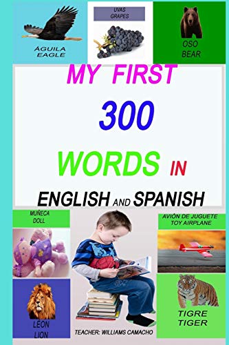 Imagen de archivo de MY FIRST 300 WORDS IN ENGLISH AND SPANISH LET'S GET TALKING MY FIRST BOOK WITH COLORED IMAGES, ENGLISH EDITION a la venta por PBShop.store US