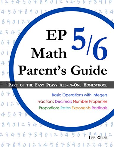 Stock image for EP Math 5/6 Parents Guide: Part of the Easy Peasy All-in-One Homeschool for sale by Goodwill of Colorado