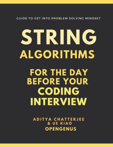 9798645079598: String Algorithms for the day before your Coding Interview: 8