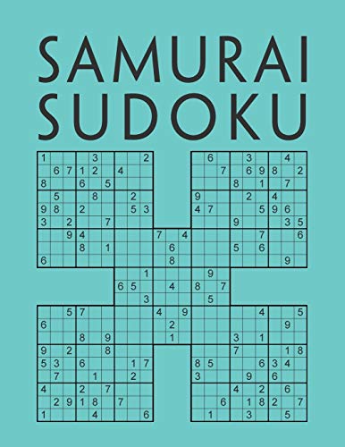 Imagen de archivo de Samurai Sudoku: 1000 Sudokus overlapping into 200 Samurai style puzzles - Multi-Level Sudoku Variant - Activity Book For Adults a la venta por GreatBookPrices