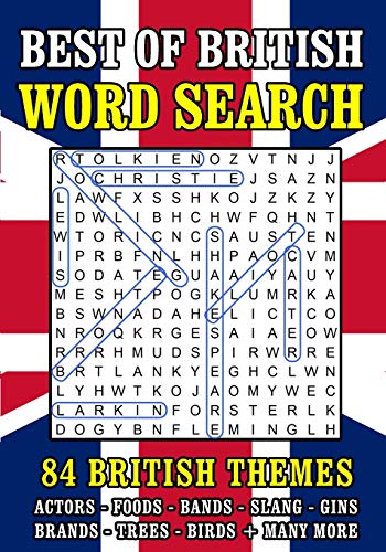 Beispielbild fr Word Search Puzzle Books for Adults: British Themed Wordsearch Activity Book - 84 Large Print Puzzles (UK Spelling) zum Verkauf von GreatBookPrices