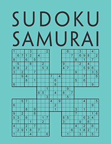 Imagen de archivo de Sudoku Samurai Edicin de 200 diferentes Sudokus Samurai para adultos Juego de lgica Libro de pasatiempos para adultos Con soluciones a la venta por PBShop.store US