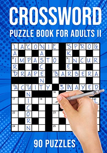 Beispielbild fr Crossword Puzzle Book for Adults II: Quick Daily Cross Word Activity Books - 90 Puzzles (UK Version) zum Verkauf von GreatBookPrices