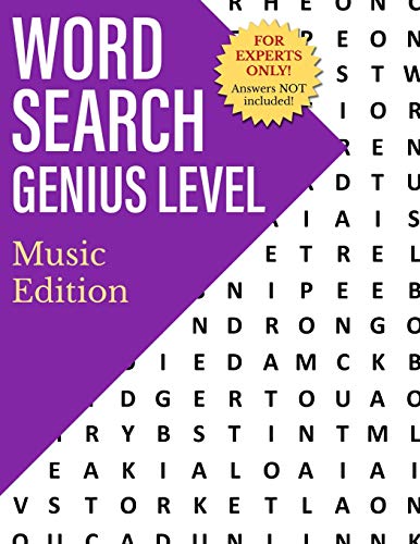 Stock image for Word Search Genius Level Music Edition for sale by PBShop.store US