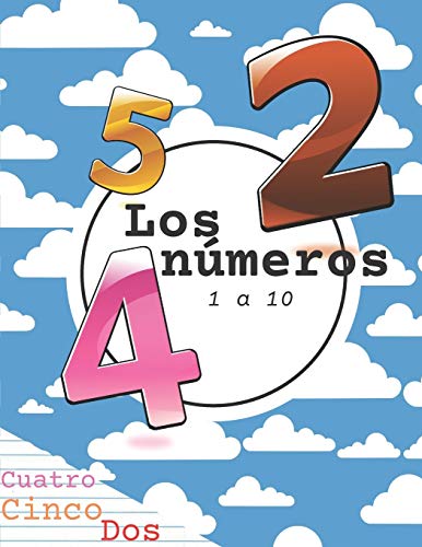 Imagen de archivo de Los Nmeros 1 a 10 Libro de aprendizaje de nmeros libro de trabajo libros de seguimiento de nmeros para nios, libro de prctica de escritura Aprenda matemticas fciles para nios, a la venta por PBShop.store US