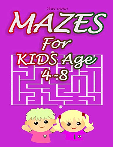 Stock image for Awesome Mazes For Kids Age 4-8: Challenging Activity books for kids Age 4-6 to ages 6-8 for sale by GreatBookPrices