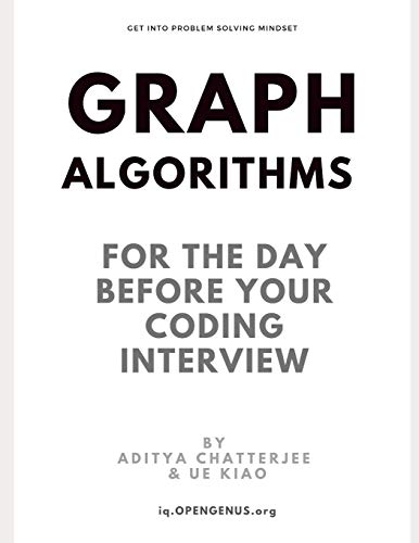 Beispielbild fr Graph Algorithms for the day before your coding interview (Day before Coding Interview [DCI]: CODING INTERVIEW PATTERNS) zum Verkauf von Ria Christie Collections