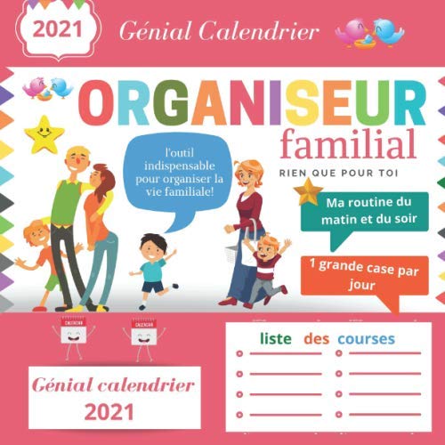 Stock image for Organiseur familial 202O-2021: Ma routine du matin et du soir: Gnial Calendrier d'organisation familial ,Pleine Vie for sale by Buchpark