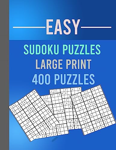 Immagine dell'editore per Easy Sudoku Puzzles Large Print 400 Puzzles: Large Print Sudoku Puzzle Book for Adults from Easy to Medium (Sudoku Large Print Books) venduto da Ria Christie Collections