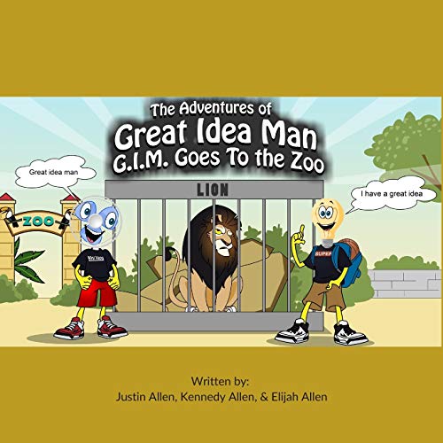 Stock image for The Adventures Of Great Idea Man: G.I.M. Goes To The Zoo for sale by ALLBOOKS1