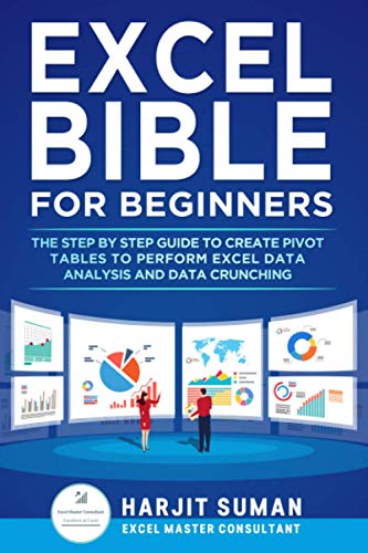 9798655654785: Excel Bible for Beginners: The Step by Step Guide to Create Pivot Tables to Perform Excel Data Analysis and Data Crunching