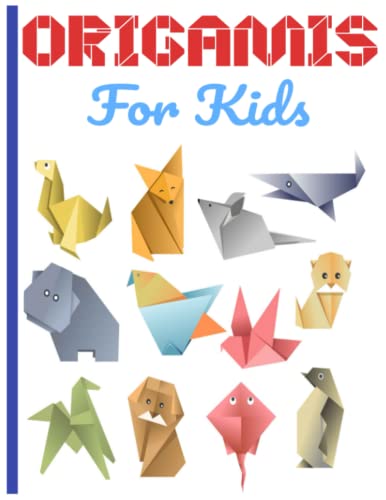 Imagen de archivo de Origamis for Kids: color book - origami paper for kids under 8 - Ideal for a gift a la venta por GreatBookPrices