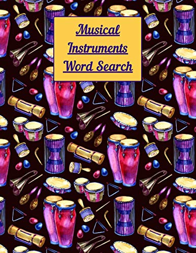 9798657218084: Musical instruments Word Search: Puzzle activity book for musically inclined adults and kids