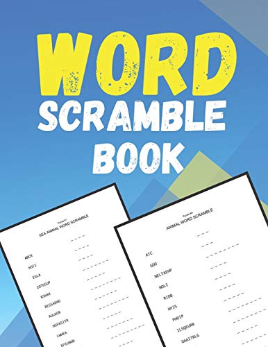Stock image for word scramble book: Summer Fun scramble about Sea Animals-Birthday-Back To School-Unicorn-Insect-Pet- Family And More for sale by GreatBookPrices