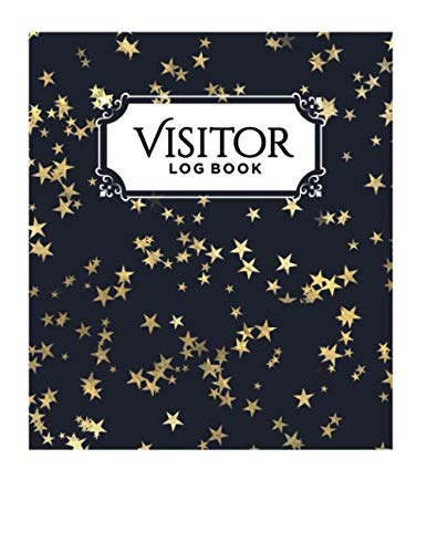 Stock image for Visitor Log Book: Template For Registration of Guests, Visitor Sheet For Signing In and Out! Guestbook of the Fashion Show! (Stars Large Soft Cover) for sale by Big River Books