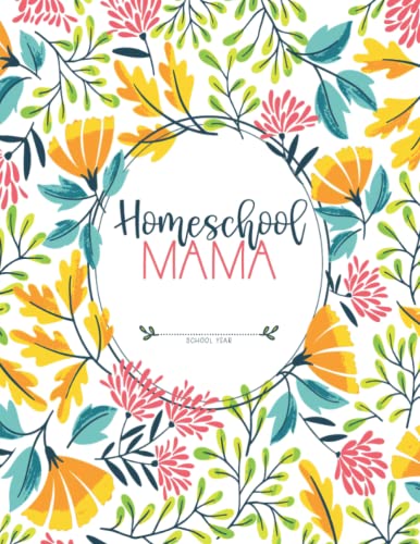 Beispielbild fr Homeschool Mama : Daily Assignment Tracker and Record Book Planner for One Student Academic Calendar Year Pretty Yellow Florals zum Verkauf von Better World Books