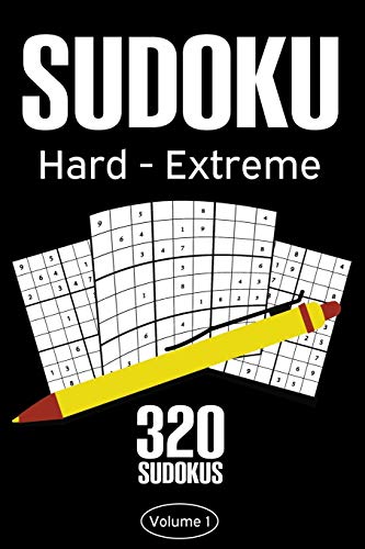9798667227762: Sudoku Hard - Extreme: Sudoku Puzzle Book With 320 Hard To Expert Sudoku Puzzles For Adults