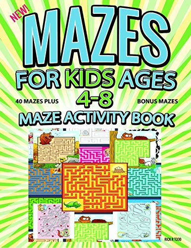 Beispielbild fr Mazes for Kids Ages 4-8 Kids Activity Book: Maze Books for Kids 4-6, 6-8 Mazes for Kids Activity Book zum Verkauf von GreatBookPrices