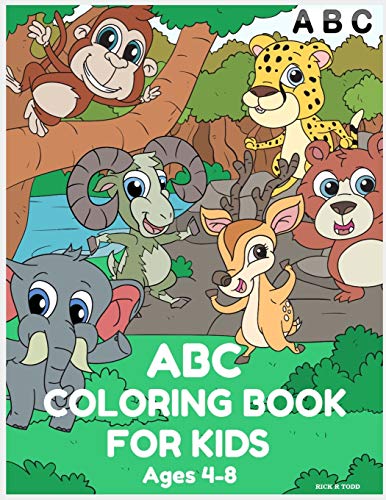 Beispielbild fr ABC COLORING BOOKS For Kids Ages 4-8: Alphabet Coloring Book Activity For Kids zum Verkauf von GreatBookPrices