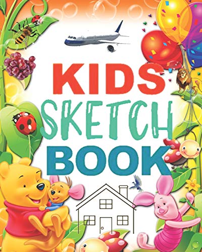 Beispielbild fr Kids Sketch Book: 8" X 10" a Kids Sketch Book with English Alphabets & Number and Some Other Design zum Verkauf von GreatBookPrices