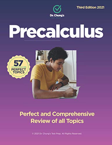 Beispielbild fr Dr. Chung's Precalculus: Perfect and Comprehensive Review of all Topics zum Verkauf von California Books