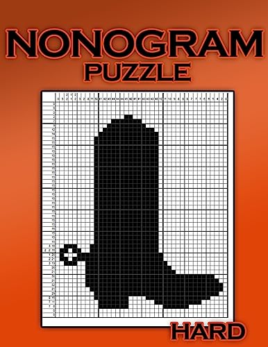 Stock image for Nonogram Puzzle Hard: Hanjie Puzzle Books for Adults, Picross Book, Japanese Crossword, Gift for Brain Teaser Lovers for sale by GreatBookPrices