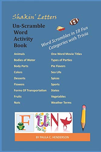 Stock image for Shakin' Letters Un-Scramble Word Activity Book: Word Scrambles in 18 Fun Categories with Trivia for sale by GreatBookPrices