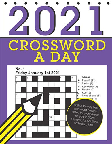 Stock image for Crossword a Day 2021: 366 dated crossword puzzles for sale by AwesomeBooks