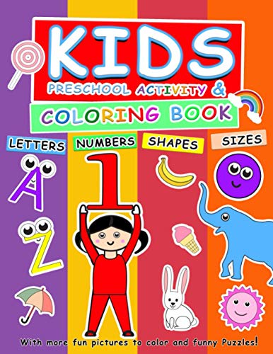 Stock image for Activity and coloring book for kids (Pre school): Big Activity books for kids ages 4-8, Big Coloring & Activity book in one ( Coloring, Tracing, Machi for sale by GreatBookPrices