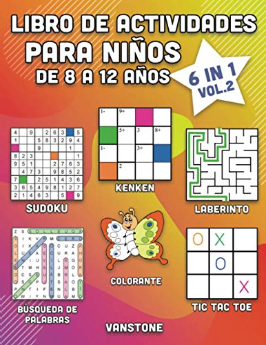 Mandalas |...| Soluciones Libro de juegos 8-12 años: Libro de actividades Para niños Laberintos Sopa de letras Sudoku Un regalo ideal para los niños.