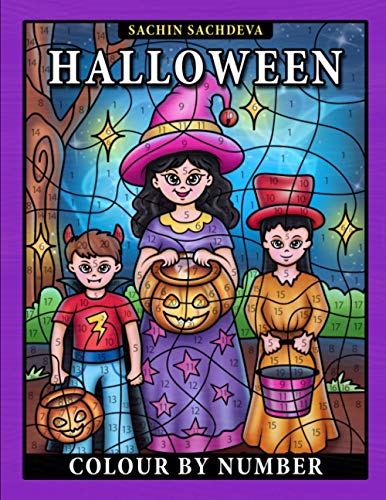 Stock image for Halloween Colour by Number: Coloring Book for Kids Ages 4-8 for sale by Goodwill of Colorado