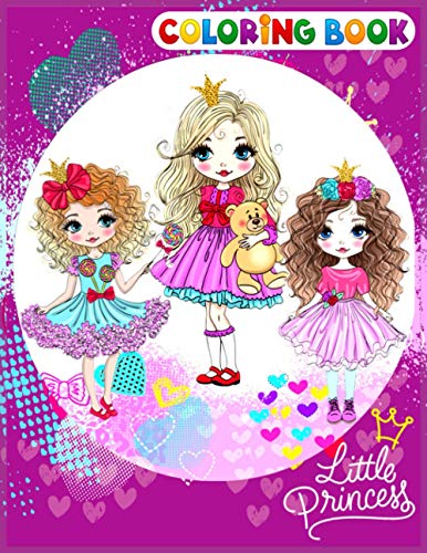 Imagen de archivo de Little Princess Coloring Book: A Perfect Coloring Book for Girls Age 3-12 a la venta por GreatBookPrices