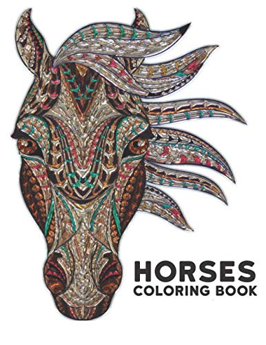 Stock image for Horses Coloring Book: Stress Relieving Horses Coloring Book for Adult Gift for Horses Lovers 50 One Sided Horses Designs to Color Adult Colo for sale by GreatBookPrices