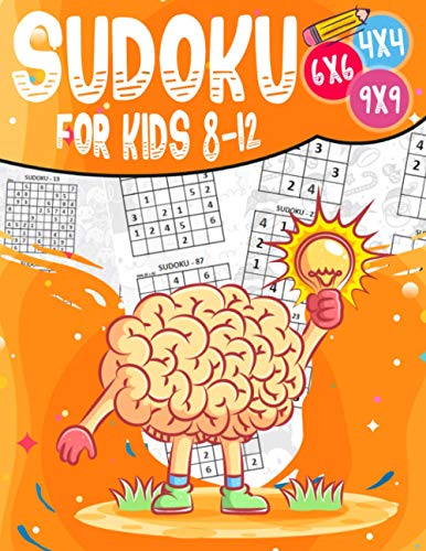 Imagen de archivo de Sudoku for kids 8-12: 200 Sudoku Puzzles for Childen 8 to 12 with Solutions - Increase Memory and Logic a la venta por GreatBookPrices