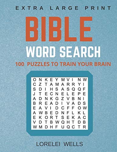 Beispielbild fr Bible Word Search: 100 Extra Large Print Puzzles to Train Your Brain zum Verkauf von GreatBookPrices