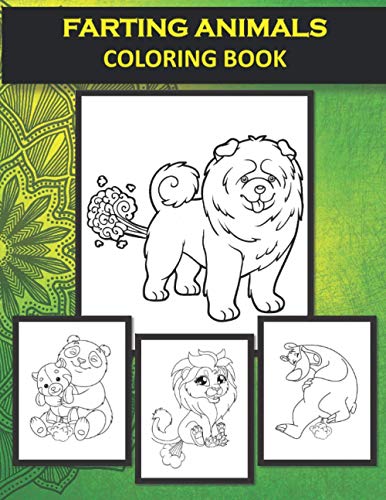9798689474533: Farting Animals Coloring Book: Animal farts coloring book-Fart coloring book for kids