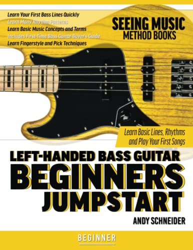 Imagen de archivo de Left-Handed Bass Guitar Beginners Jumpstart: Learn Basic Lines, Rhythms and Play Your First Songs a la venta por GreatBookPrices