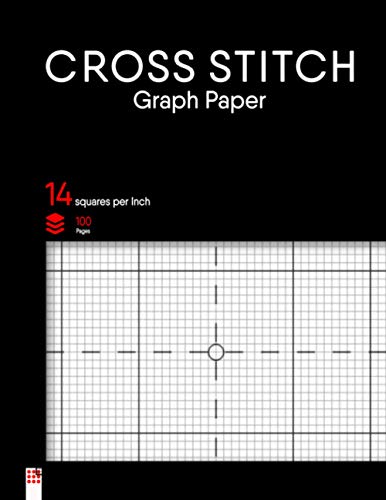 Stock image for Cross Stitch Graph Paper Notebook: Cross stitching in 14 squares Per inch grid. The 14 lines per inch chart makes it easy to create simple or complex Embroidery paterns & Needlework designs. Din A4 for sale by Wonder Book