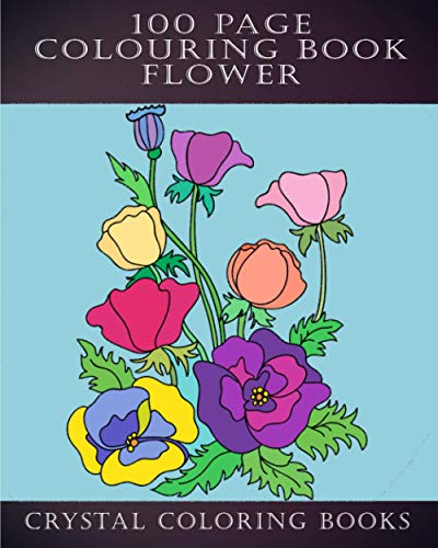 Stock image for 100 Page Colouring Book: 100 Great Flower Colouring Pages. A Great Gift For Anyone That Loves Colouring.: 6 for sale by Chiron Media