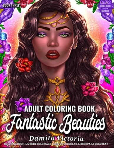 9798693868168: Adult Coloring Book | Fantastic Beauties Book Three: Women Coloring Book for Adults Featuring a Beautiful Portrait Coloring Pages for Adults Relaxation