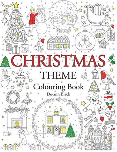 9798694927451: Christmas Theme Colouring Book