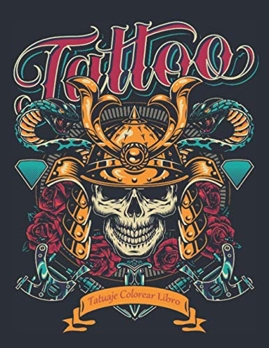 9798695631685: Libro Colorear Tatuaje: un Libro de Colorear de Adultos para Aliviar el Estrés Regalo increíble para los amantes de los tatuajes 50 tatuajes ... relajantes de una cara para hombres y mujeres