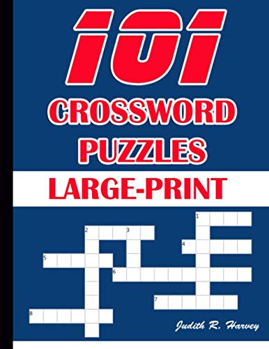 Stock image for 101 Crossword Puzzles Large-Print: 101 Crossword Easy Puzzle Books for sale by GreatBookPrices