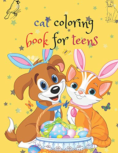 Beispielbild fr cat coloring book for teens: The Big Cat Coloring Book for Girls, Boys and All for kids ages 2-4,3,4-8,8-12 with Over 82 Illustrations (coloring bo zum Verkauf von GreatBookPrices
