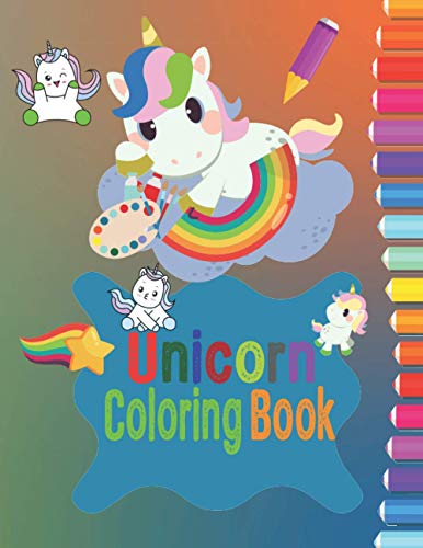 Stock image for Unicorn Coloring Book: For Kids Ages 4-8 Boys & Girls for sale by Ria Christie Collections
