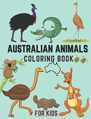 Imagen de archivo de Australian Animals Coloring Book For Kids a la venta por GreatBookPrices