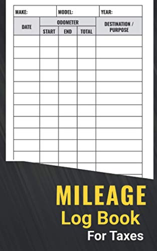 Beispielbild fr Mileage Log Book : Auto Mileage Tracker to Record and Track Your Daily Mileage for Taxes zum Verkauf von Better World Books